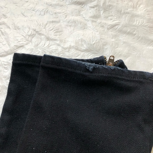 J Brand 9612 Noir Black Skinny Zip Ankle Jeans 25 - Picture 11 of 13